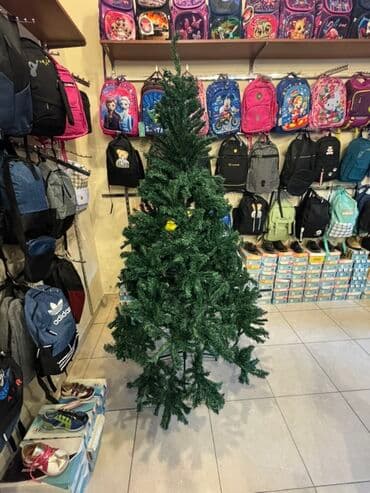 dekor hərflər: Süni Yeni il şam ağacı - Klassik konik forma, sıx yaşıl budaqlar - — 1