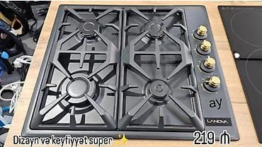 testa soba: Qaz sobası Quraşdırılan, 4 gözlü, Yeni — 6