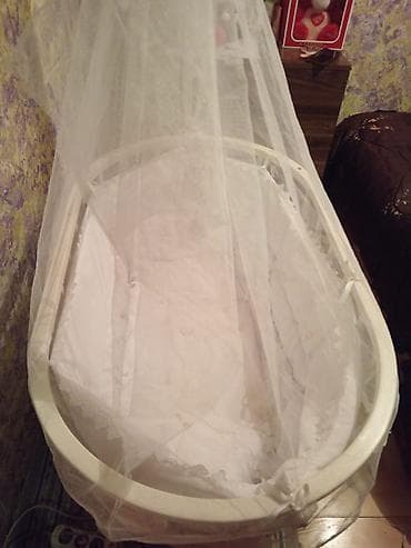 uşaq yelencek: Oğlan və qız üçün, İşlənmiş, Yumru, Beşik, Dəst ilə, Matras ilə, Yellənmə mexanizm ilə — 1