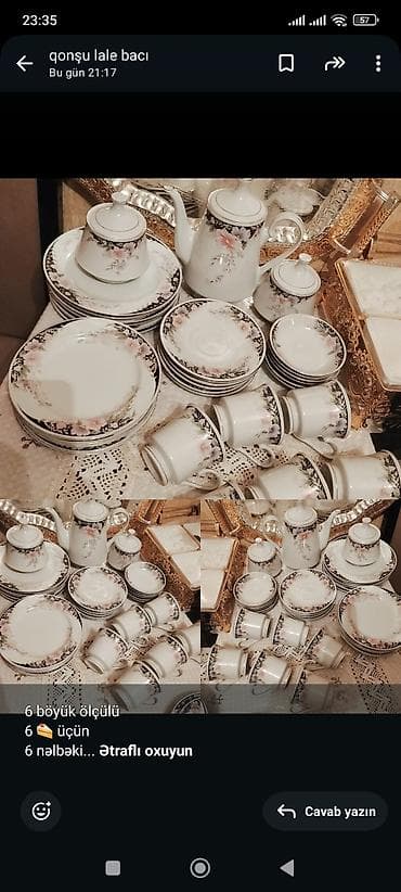 Mətbəx və süfrə üçün dəstlər 1) Süfrə bıçaq–qaşıq–çəngəl dəsti -