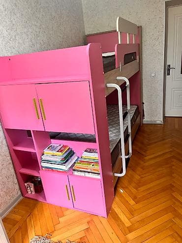 dowek: Uşaqlar üçün iki mərtəbəli yataq. Əla vəziyyətdədir, Madeyradan alınıb — 2