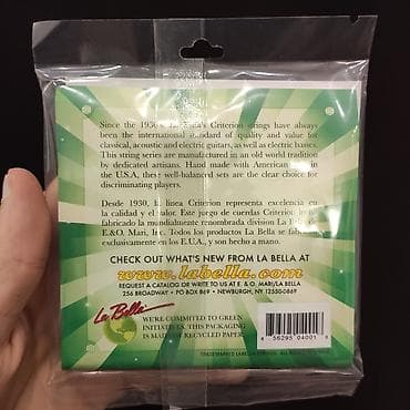 gitara simləri: Klassik neylon simlər LaBella C750 Komplektdə 6 sim var (3 təmiz — 2