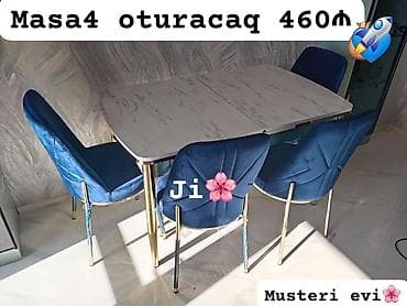 Mətbəx üçün, Yeni, 4 stul
