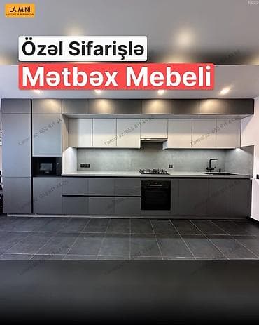 tavalar: Özəl sifarişlə mətbəx mebeli – müasir, lakonik və minimalist dizayn — 1