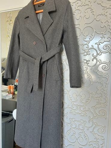 ponço nədir: Palto, M, rəng - Boz — 2
