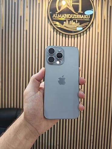IPhone 15 Pro Max, 256 GB, Natural Titanium, Zəmanət, Simsiz şarj, Face ID — 1