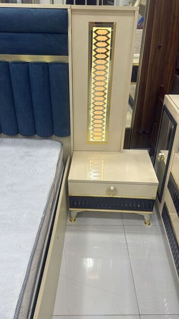 кухна мебели: Двуспальная кровать, Шкаф, Комод, Трюмо — 4