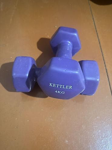 Digər idman və istirahət malları: Qantellər, Çəki: 4 kq, İşlənmiş — 1
