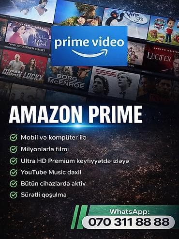 Başqa xidmətlər: Premium rəqəmsal abonementlər paketi Netflix Premium - Milyonlarla — 4