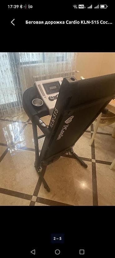 Cardio KLN-515 qaçış cığırı - Kompakt və qatlanan konstruksiya