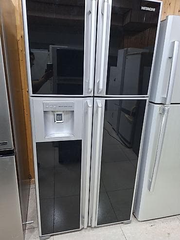 islenmis soyducu: 4 qapılı Midea Soyuducu Satılır, rəng - Gümüşü, Dispenserli — 7