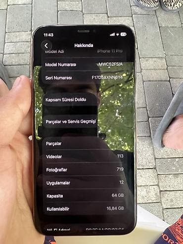 iphone 14 mini: IPhone 11 Pro, 64 GB, Qızılı, Face ID — 6