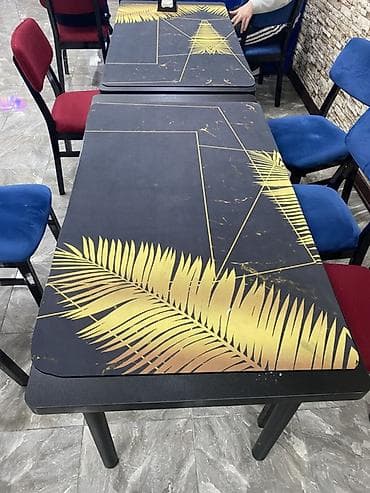 kaputer stolu: Qonaq masası, Açılmayan, Dördbucaq masa — 1