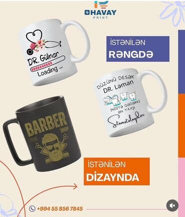 Fincanlar, rəng - Ağ, Keramika, 1 əd