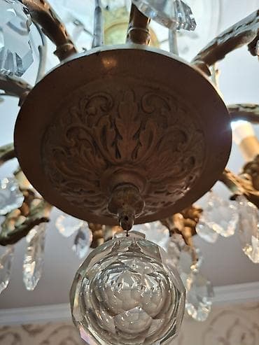 qədimi sufrə: Çılçıraq, 10 və daha çox lampa, Metal — 1