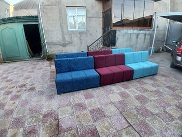 диваны для баров и кафе: Диван, Новый, Ткань, Бесплатная доставка — 3