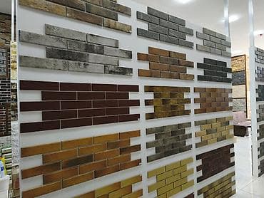 can eti: Kərpic formalı dekorativ divar plitələri – geniş rəng və tekstura — 1