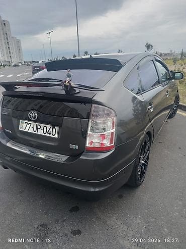 Продажа авто: Toyota Prius (2-ci nəsil) hibrid hetçbek - Kuzov: hetçbek, tünd boz — 3
