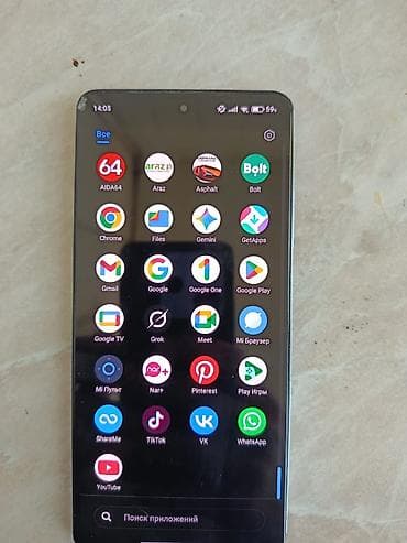 Мобильные телефоны и аксессуары: Poco X5 Pro 5G, 256 ГБ, цвет - Синий, Face ID, Сенсорный, Отпечаток пальца — 5