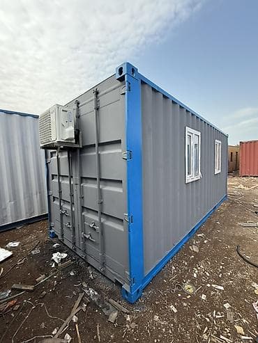 beton konteyner: 20 fut konteyner tipli modul otaq - Ölçü: təxminən 6 m (uzunluq) x — 2