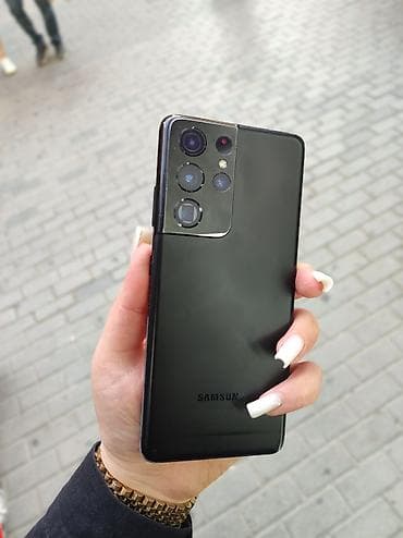 data modem sim card: Samsung Galaxy S21 Ultra, 256 GB, rəng - Qara, Simsiz şarj — 1