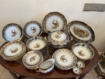 Nahar dəsti, rəng - Ağ, Farfor