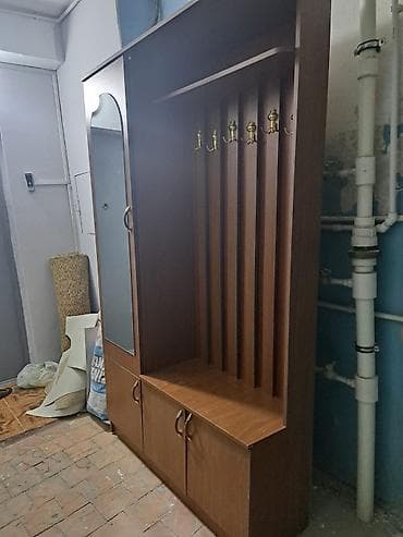 Dəhliz üçün funksional paltar asqısı-dolab komplekti - Material: ağac lalafo.az -da Dəhliz üçün funksional paltar asqısı-dolab komplekti - Material: ağac