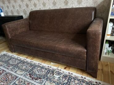 стол в кабинет руководителя: Диван, Нераскладной, Без подьемного механизма, Кожзаменитель — 2