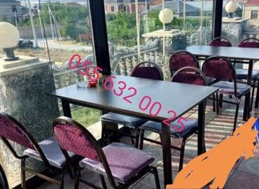 endirimde olan mebeller: Yeni, Dördbucaq masa, 4 stul, Açılan, Stullar ilə, Metal — 26