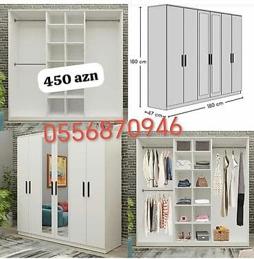 divan tek: Sfoner dolap paltar şkafı Yataq otağı üçün gardırob dəsti - Modellər — 3