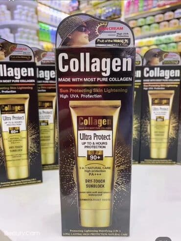 toniklər losyon uz ucun sud: Collagen tərkibli spf 60+ collagen tərkibli spf 90+ ağ və bej — 4