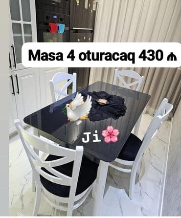 masa ve oturacaglar: Masa desti yeni — 1