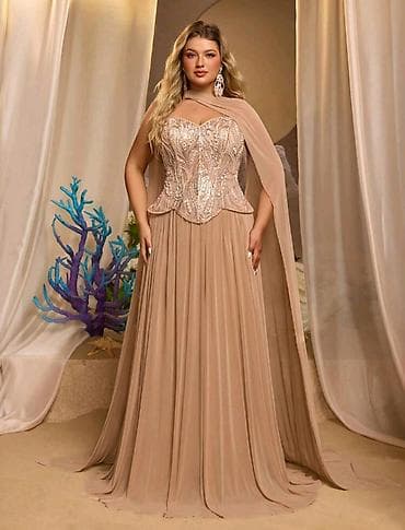 mikhael kors: Ziyafət donu, Maksi, 3XL — 3