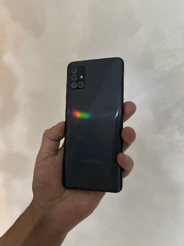 Foto və videokameralar: Samsung Galaxy A51, 64 GB, rəng - Qara, Barmaq izi, Face ID — 6