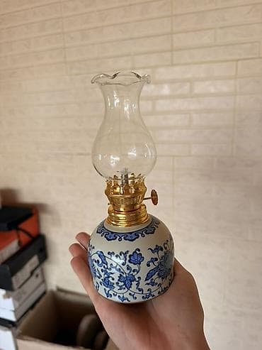 İdman və hobbi: Yenidir keramika dır, Yağ lampası – dekorativ porcelan gövdəli, şüşə — 4