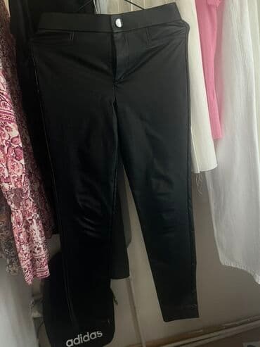 1 dollar neçe manatdir: Zara dəri görünüşlü, özünden parlaqlığı da olan şalvar. M — 5