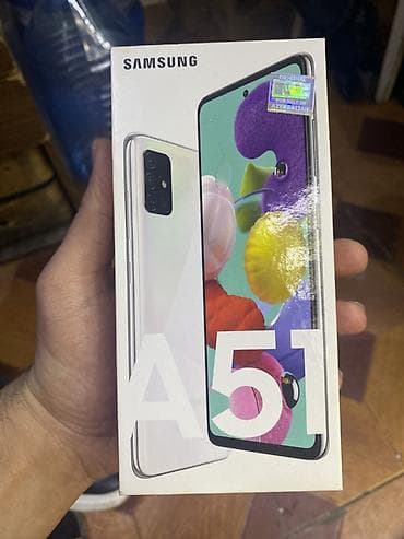 samsunq not 5: Samsung Galaxy A51, 128 GB, rəng - Ağ, Barmaq izi — 1