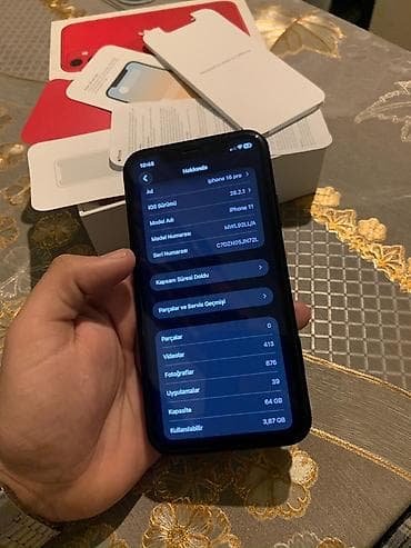 IPhone 11, 64 GB, Qara