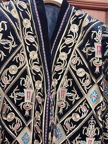 panda paltarı: Milli kişi çapanı və papaq dəsti - Parça: qalın, keyfiyyətli — 2