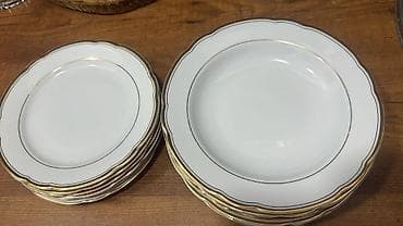 bosqab desti: Nahar dəsti, rəng - Ağ, Farfor, Almaniya — 2