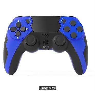 mini tv box android: PS4/PS3/PC üçün simsiz oyun pulti - Model: DualShock tipli, Bluetooth — 9