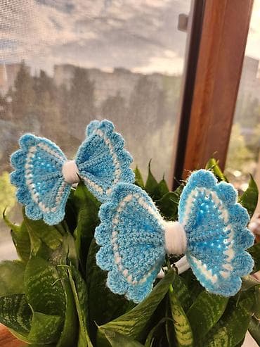 saç çıxardan: Məhsul: Əl işi toxunma saç aksesuarları dəsti Təsvir: - Rəngarəng — 4