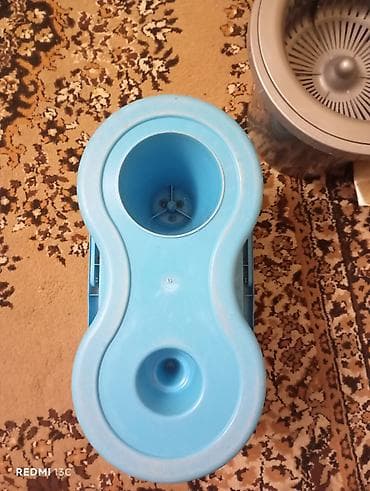 mop: Biri 3 man. istifadə olunub. əla vəziyyətdədir Döner səbətli mop — 6