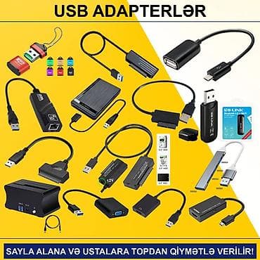 dvd alıram: USB Adapterlər SAYLA ALANA VƏ USTALARA TOPDAN QİYMƏTLƏ VERİLİR! — 1