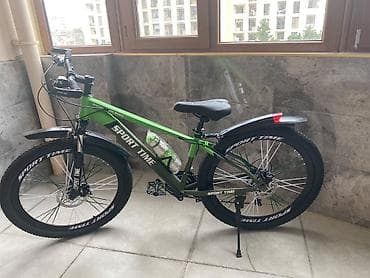 cube velo: Sport Time dağ velosipedi - Rəng: yaşıl-qara - Çərçivə: Sport Time — 3