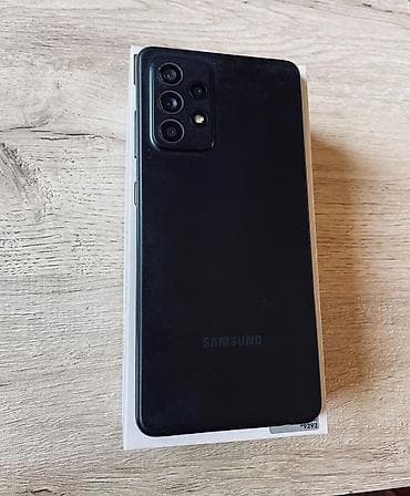 iphone 14 satis: Samsung Galaxy A52, 128 GB, rəng - Qara, Barmaq izi, İki sim kartlı, Face ID — 2