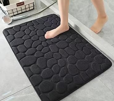 winda teker evi: • SİFARİŞLƏ GƏTİRİLİR 🛍️ • Yumşaq daş naxışlı vanna otağı xalçası - — 1