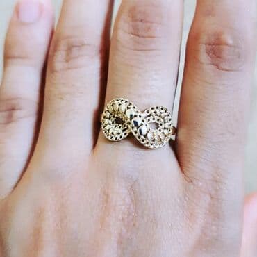 tək qaş: Toy, Üzük, Sarı qızıl, 585 Əyar, Qaşsız — 1