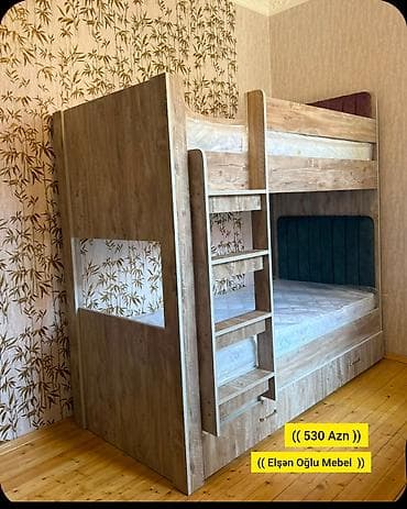 usag ucun: Oğlan və qız üçün, Yeni, Çarpayı, Matras ilə, Siyirməli, Laminat — 1