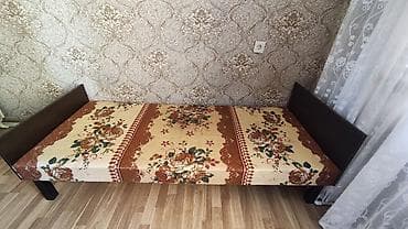 Tək nəfərlik çarpayı və döşək dəsti - Ölçü: təxmini 90×190 sm (tək — 6